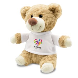 Plüsch-Teddybär 18 cm mit Logo-Druck für Ihr Marketing